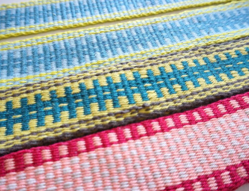 Stage tissage de ceinture sur Inkle Loom