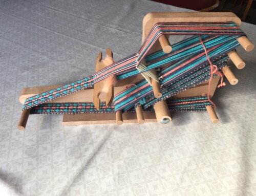 Stage tissage de ceinture sur Inkle Loom